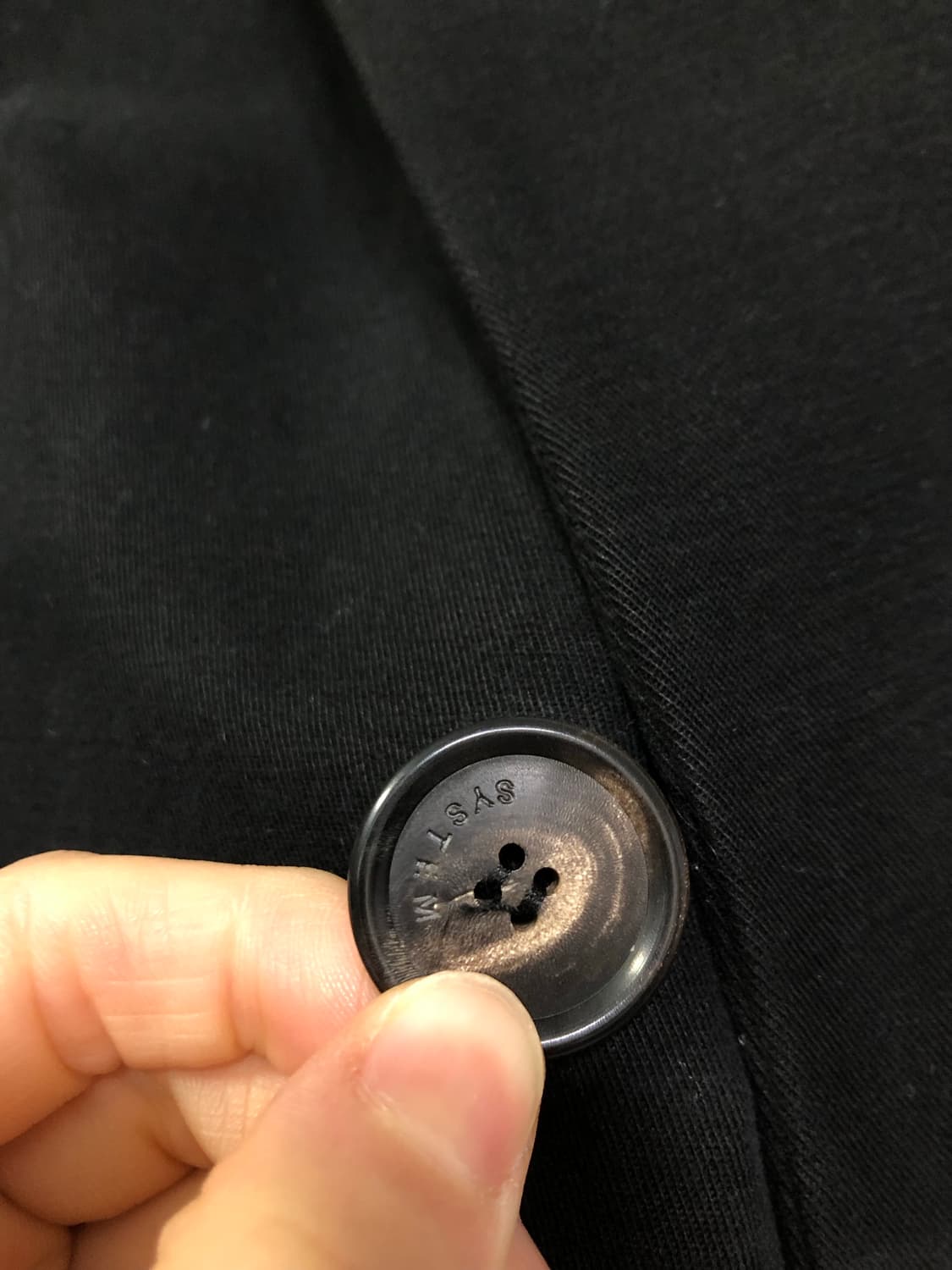 한섬 시스템 여성 오버핏 코튼 블레이저 정장 마이 자켓 _ 블랙 상품이미지8
