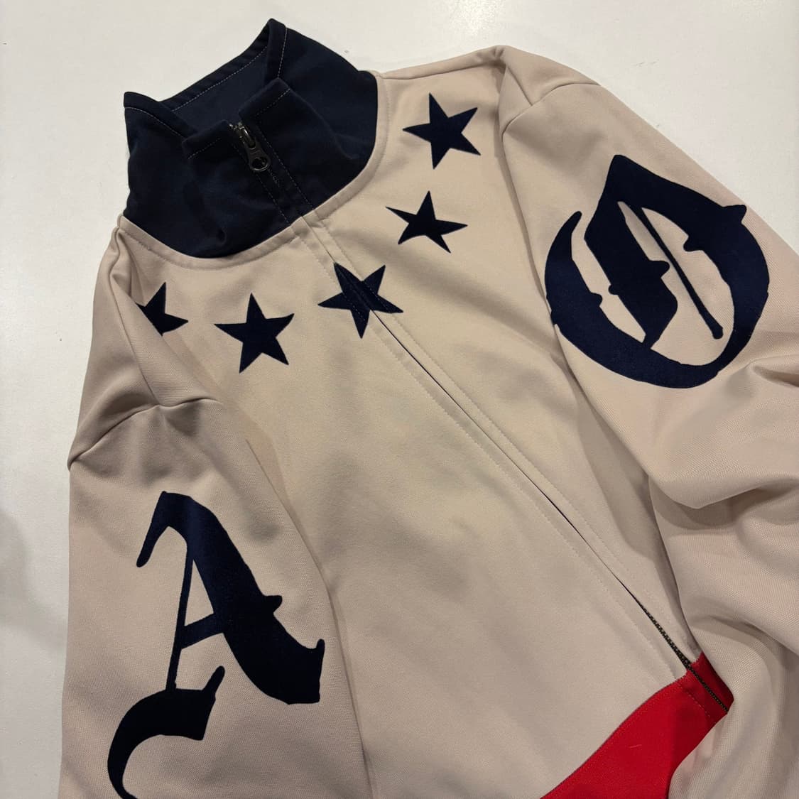 [95] 13s 아디다스 아이보리 스타 트랙탑 져지 집업 D127 상품이미지3