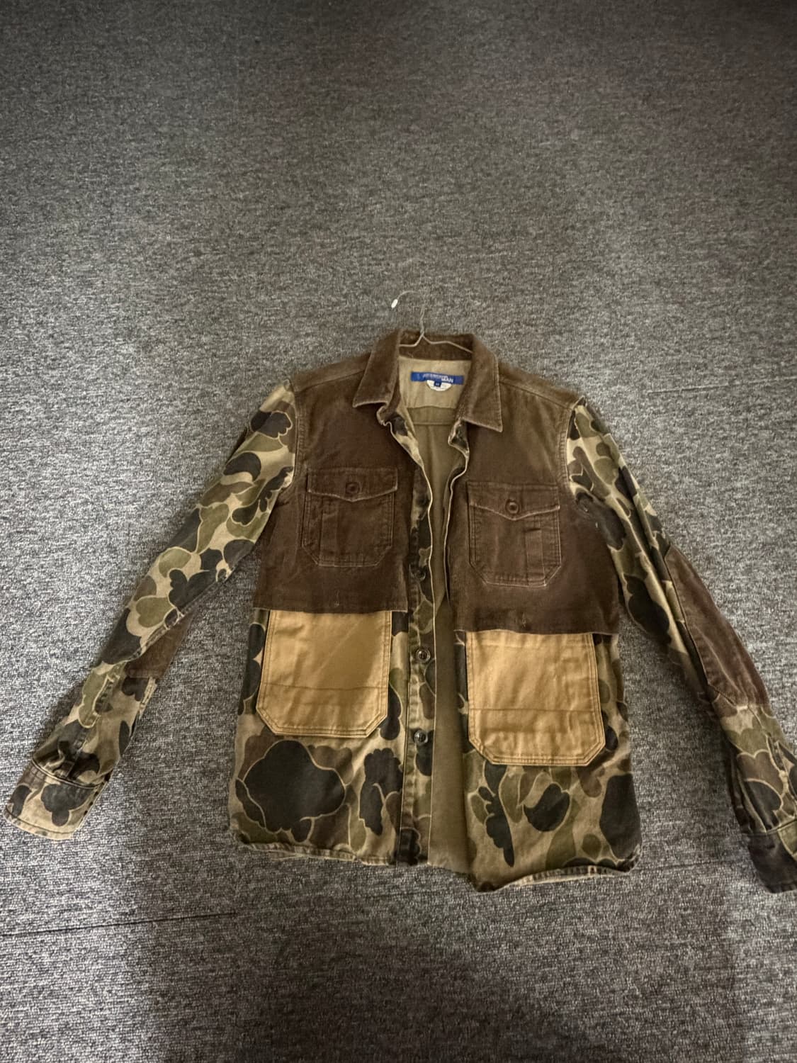 준야와타나베 카모플라주 셔츠 상품이미지1