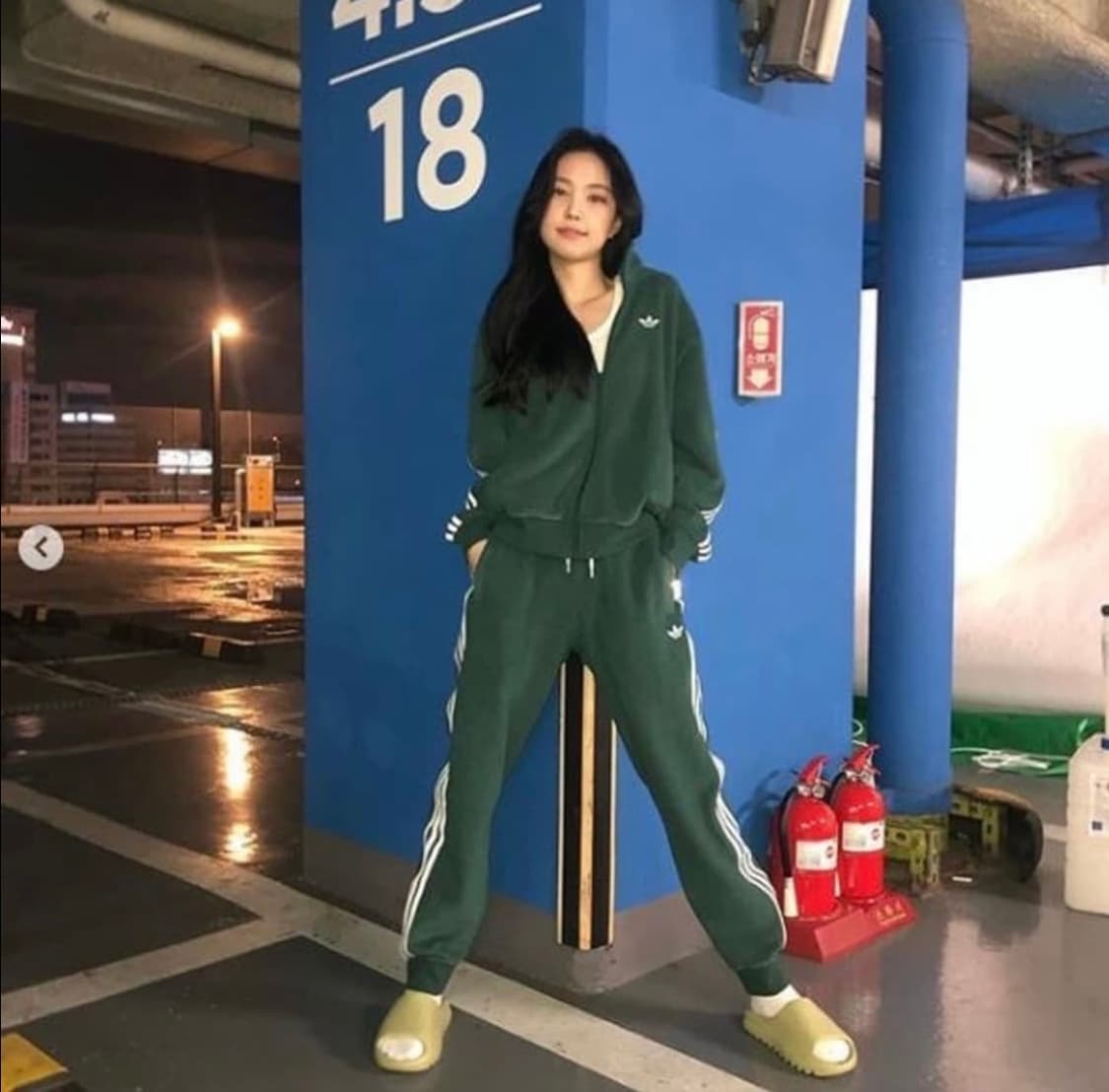 아디다스 삼선 오버사이즈 부클자켓 그레이 상품이미지5