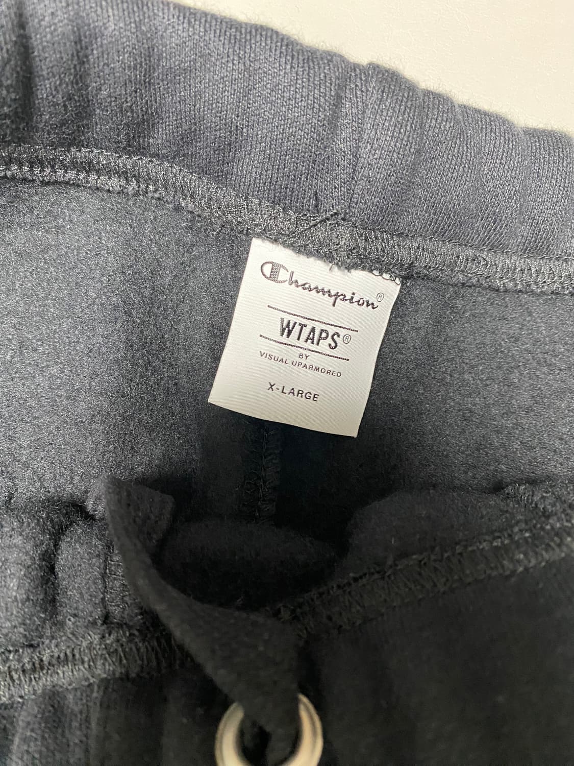 새상품 챔피온 x 더블탭스 아카데미 스웻팬츠 블랙 XL 상품이미지4