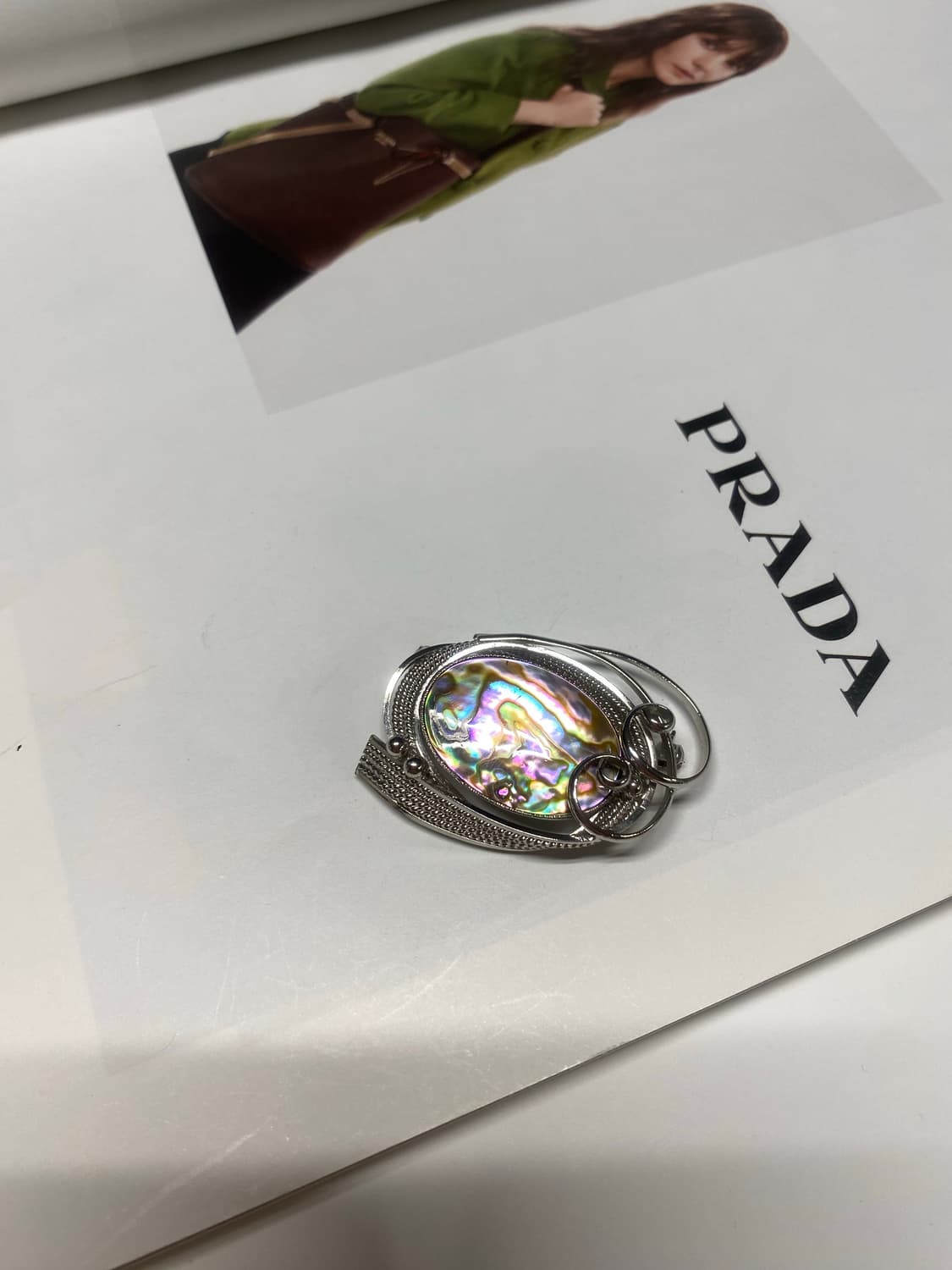 빈티지 아발론 자개 브로치 상품이미지2