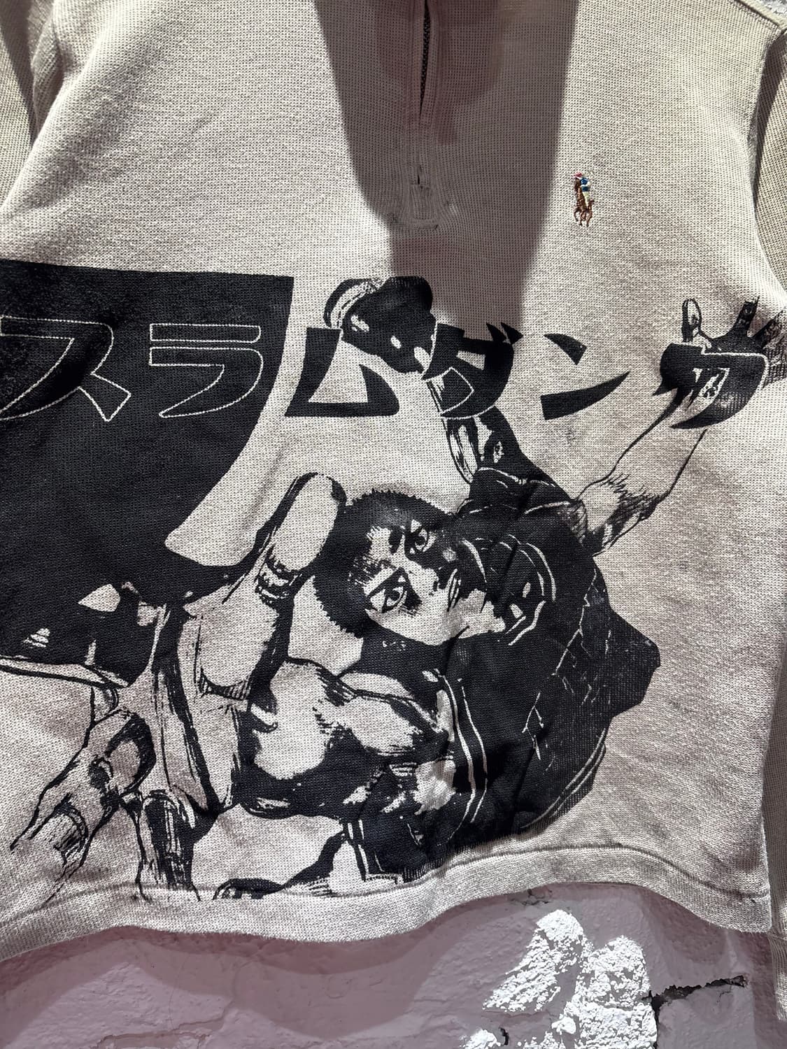 폴로 슬램덩크 커스텀 반집업 니트 상품이미지2