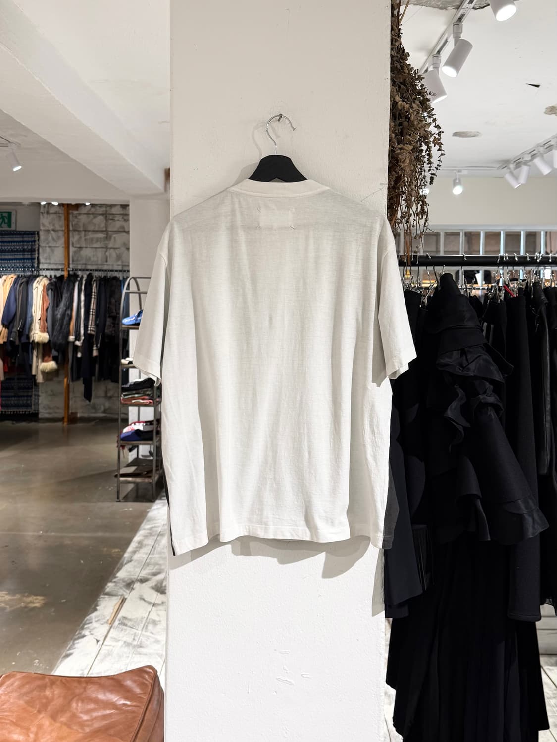 메종 마르지엘라 그레이 프린지 하프 슬리브 티셔츠 상품이미지6