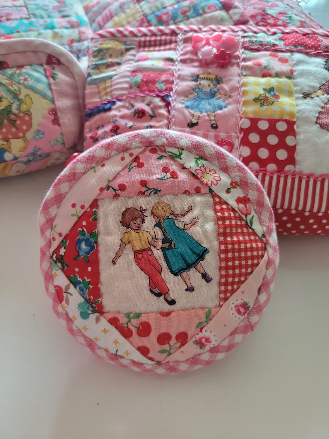 동글퀼트지갑/크리스마스선물/퀼트지갑/아이팟파우치/버즈파우치/핸드메이드 상품이미지5