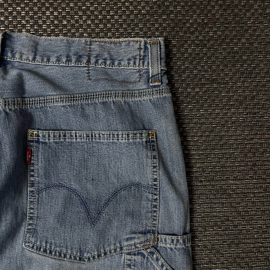 (33) 리바이스 연청 레드탭 카펜터 루즈 스트레이트 핏 데님 팬츠 상품이미지6