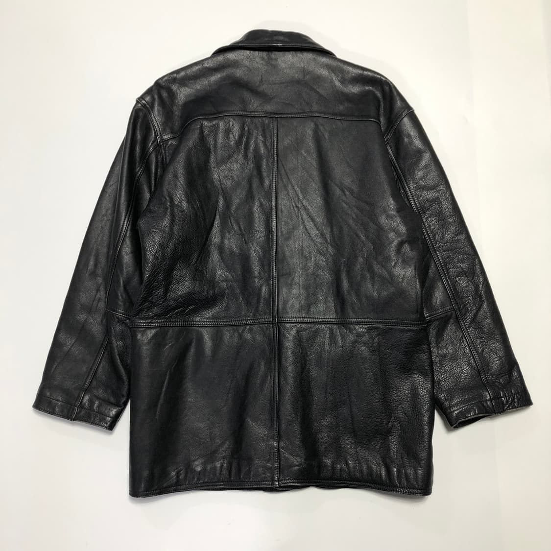 재패니즈 빈티지 카우하이드 레더 코트  상품이미지3