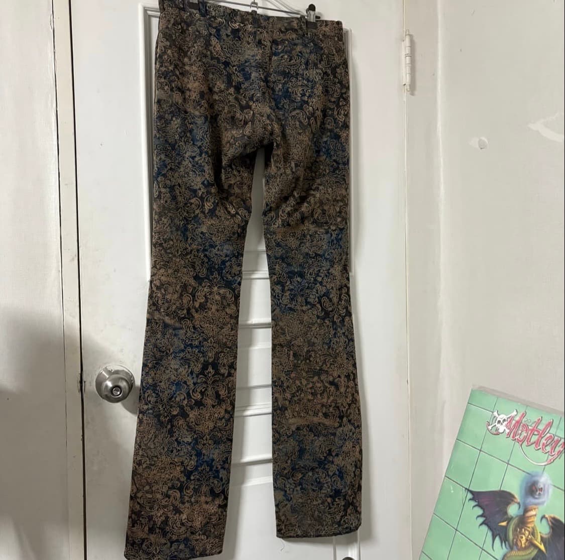 캐서린 햄넷 런던 자카드 플레어 팬츠 상품이미지2