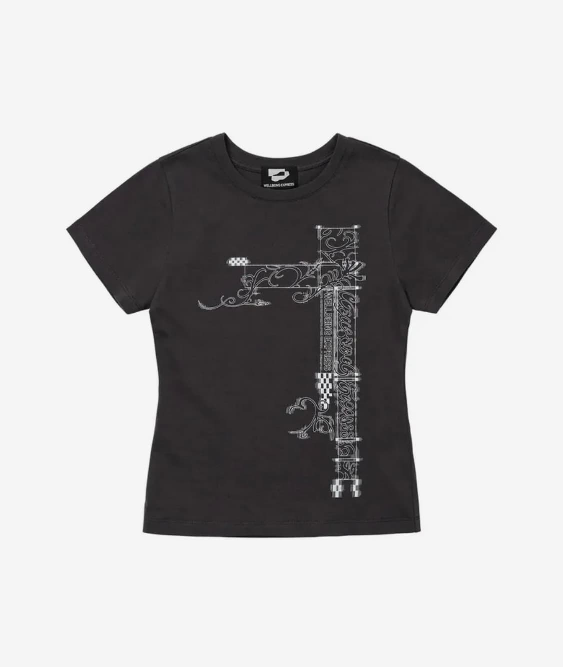 웰빙익스프레스 Hybrid Tattoo Tee Charcoal 상품이미지1