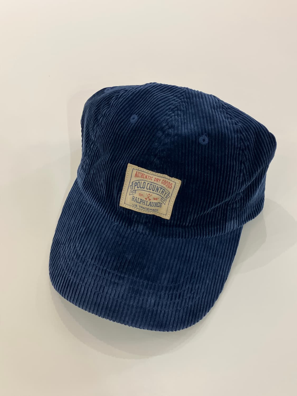 폴로랄프로렌 2010년대 코듀로이 볼캡 네이비 상품이미지1