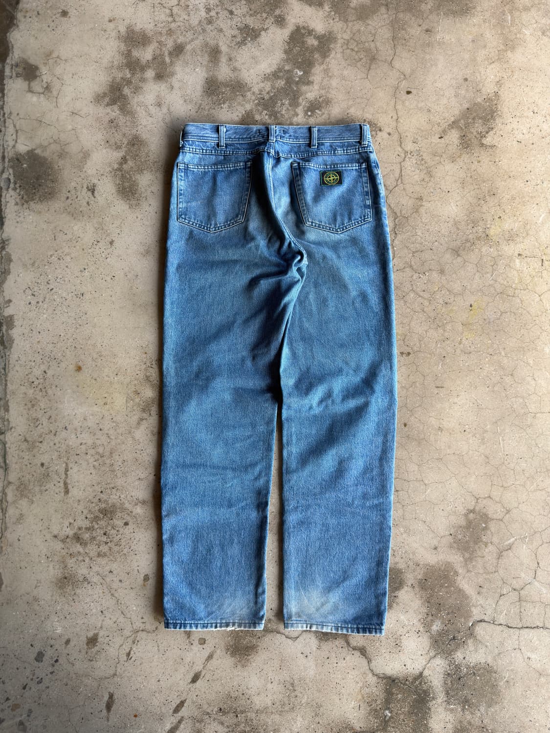 90s 스톤 아일랜드 데님 green edge *rare 상품이미지3