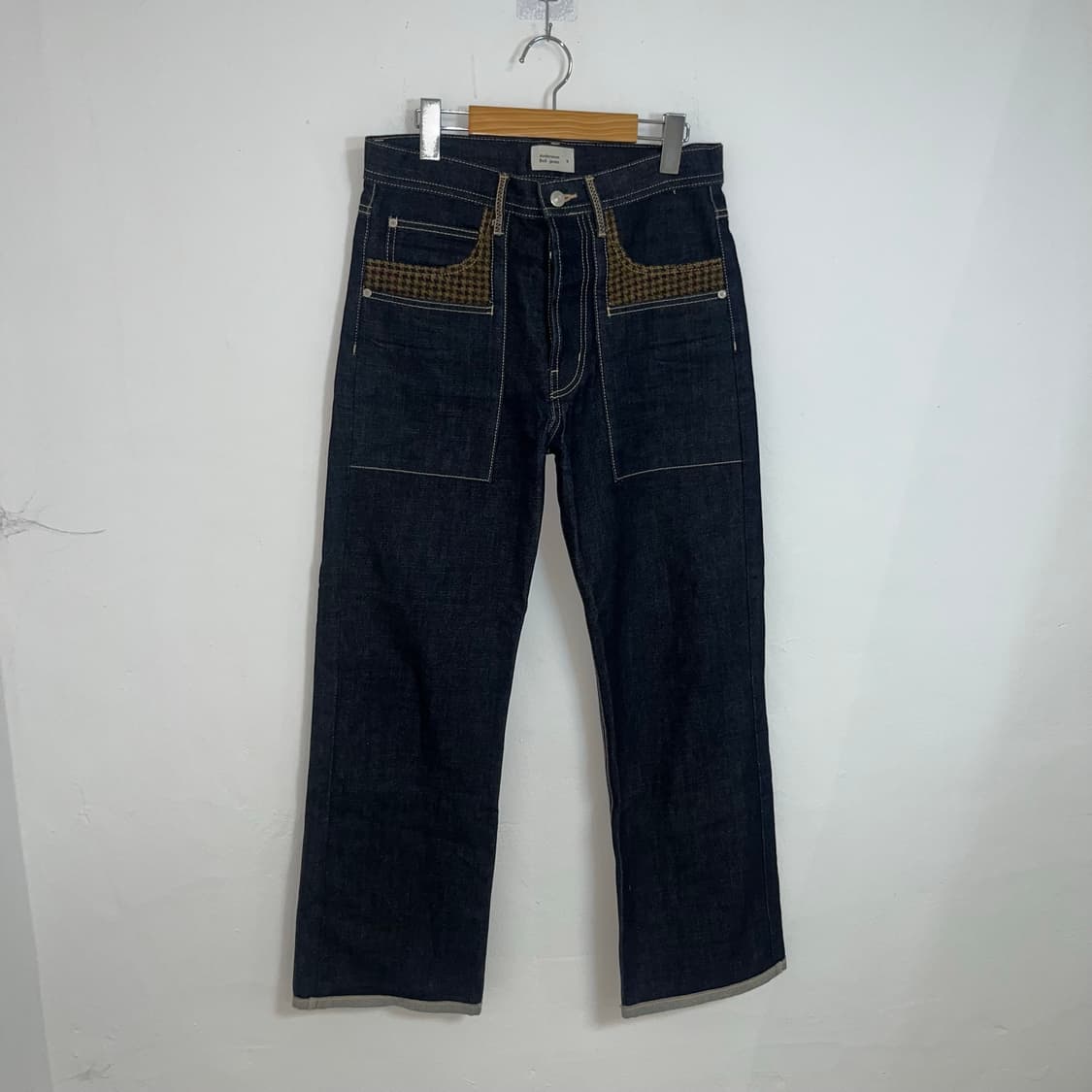 Andersson Bell Moon Wool Patch Jeans 상품이미지3