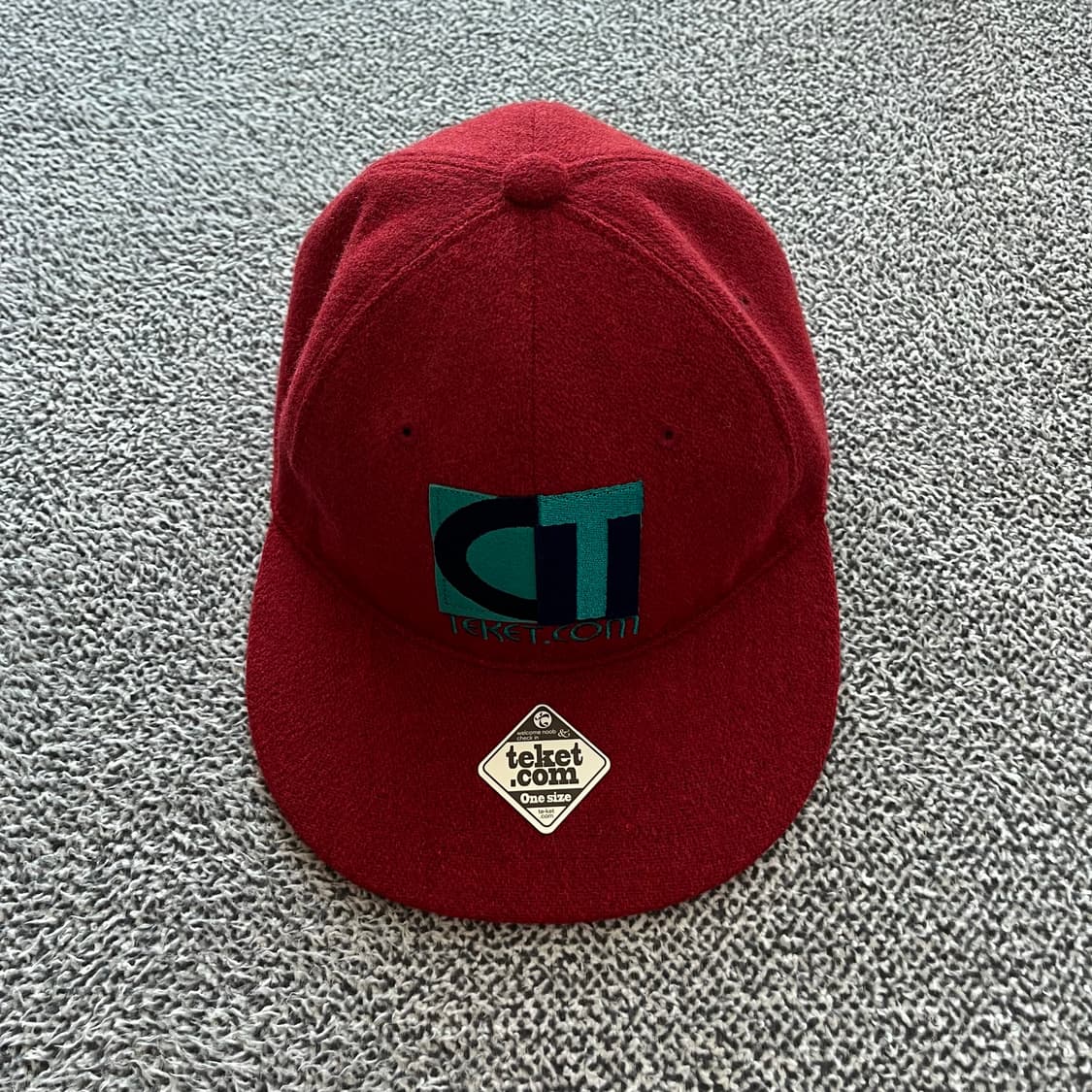 TEKET_WOOL RED CAP 상품이미지1