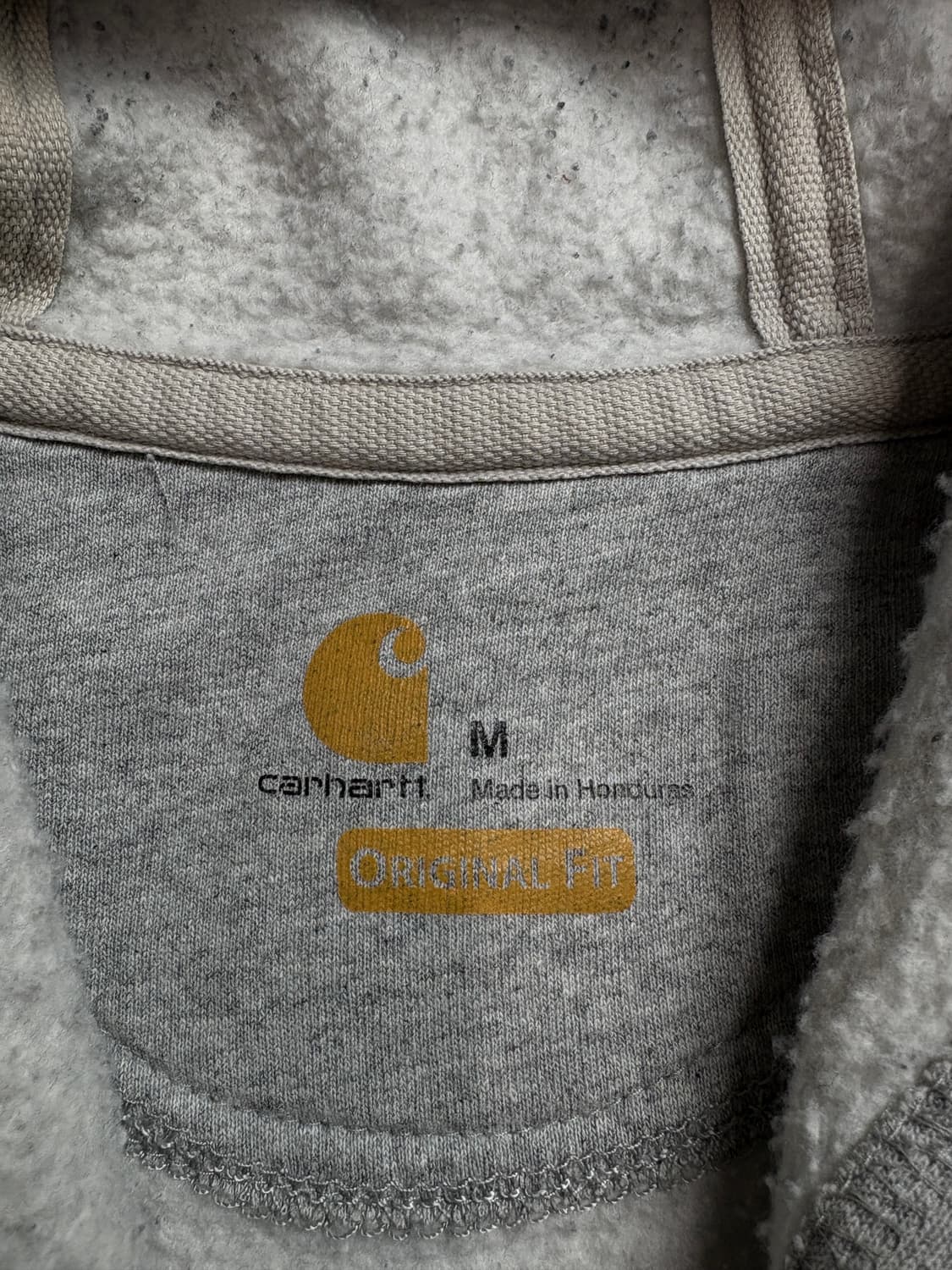 칼하트 스펠아웃 빅로고 헤비코튼 후드 티셔츠 2263 상품이미지3