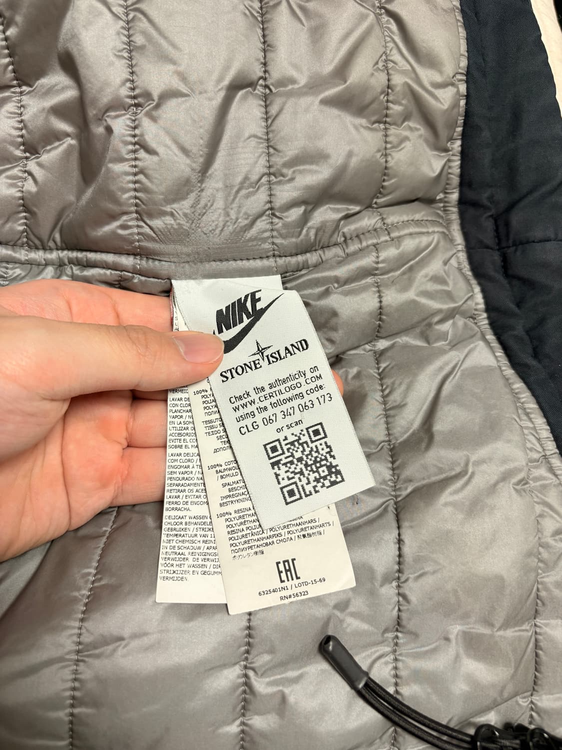 [NikeLab x Stone Island] 윈드러너 - 무솔라 곰마타  상품이미지4