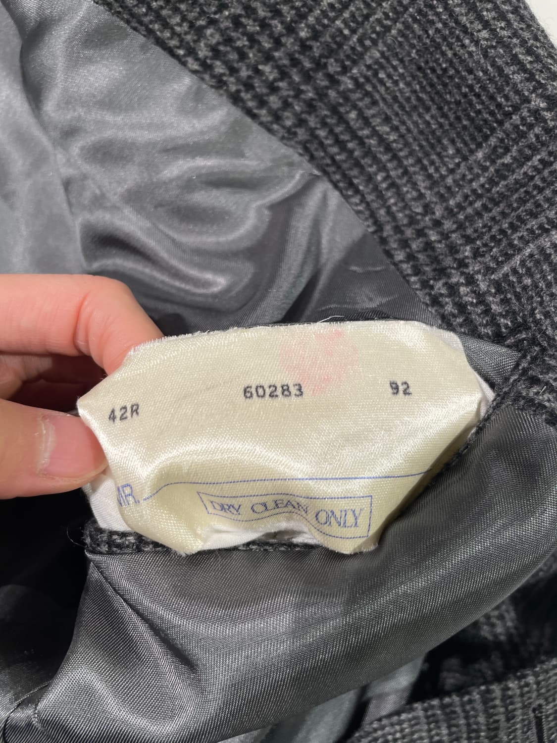 폴로 랄프로렌 차콜 하운드 투스 체크 2B 울 블레이저 상품이미지8