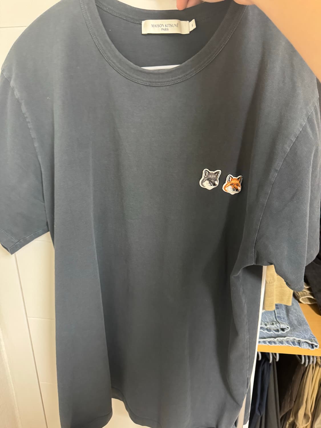 메종키츠네 더블폭스 반팔 xl 상품이미지1