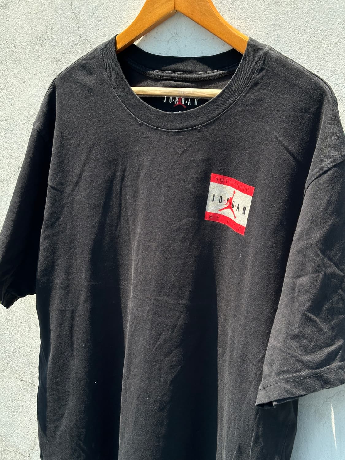 [XL] 나이키 조던 로고 블랙 반팔 티셔츠 상품이미지5
