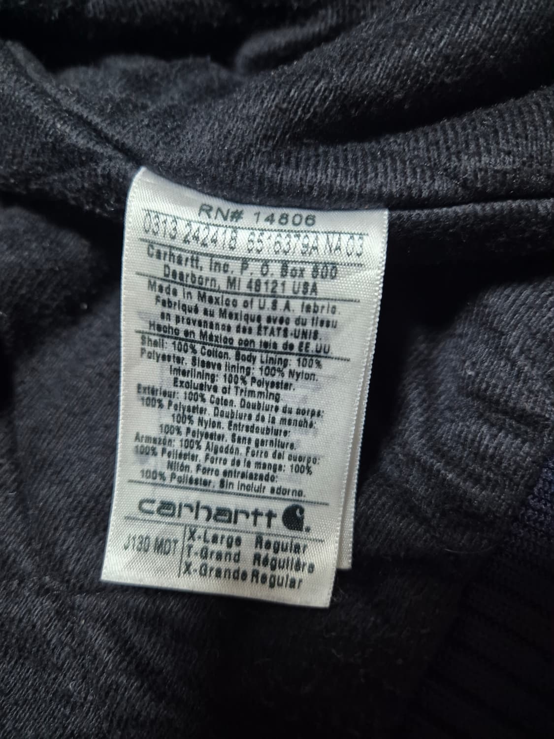 [XL] 칼하트 J130 mdt 상품이미지5