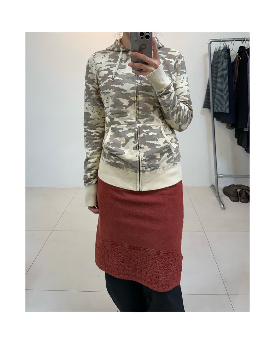 Uniqlo 카모 후드집업 상품이미지4