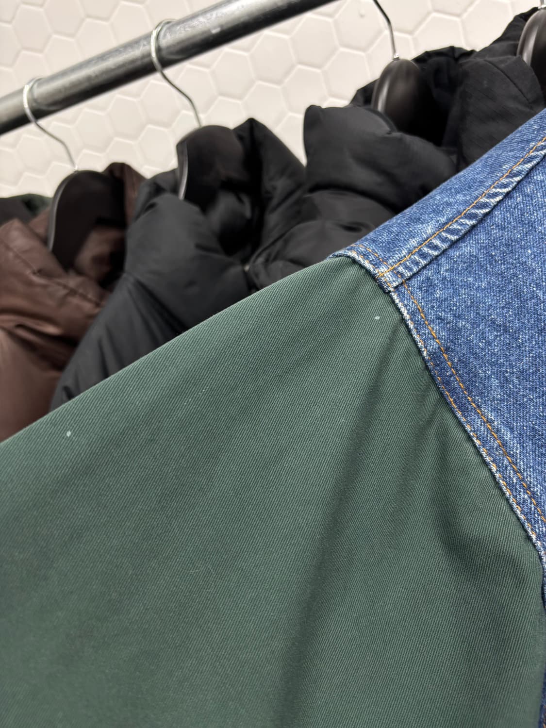 VTG MV Sport 데님 바시티 자켓 상품이미지5