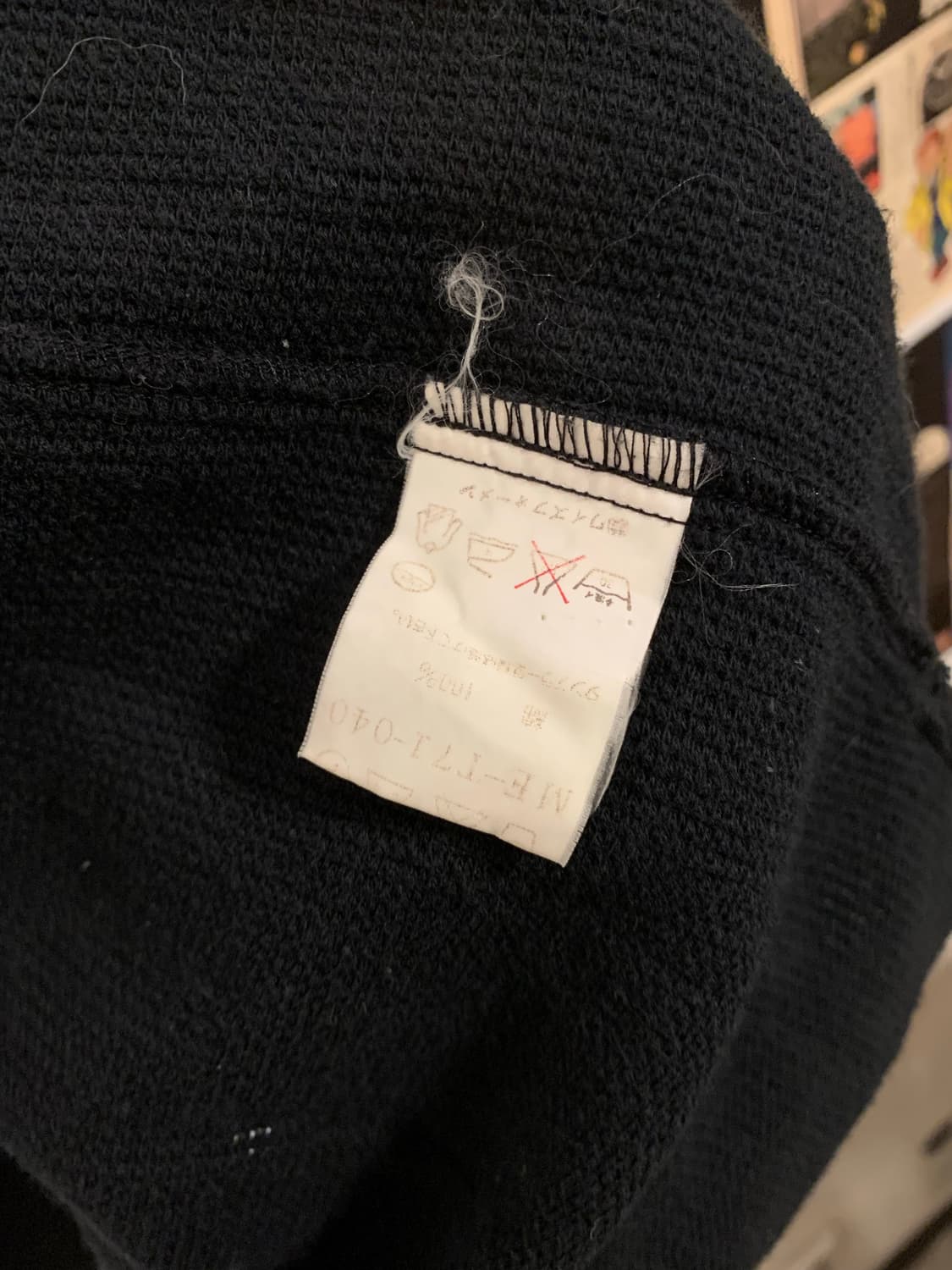 요지야마모토 y’s for men 코듀로이 오버사이즈 셔츠 블랙 상품이미지5