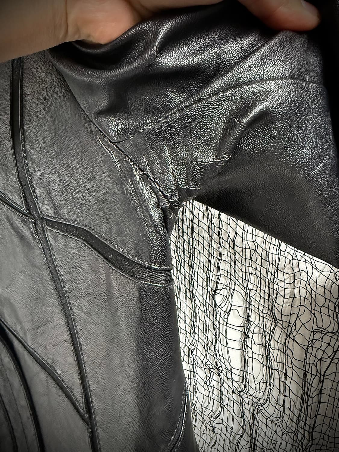 00s rockchic mood leather jacket 상품이미지6