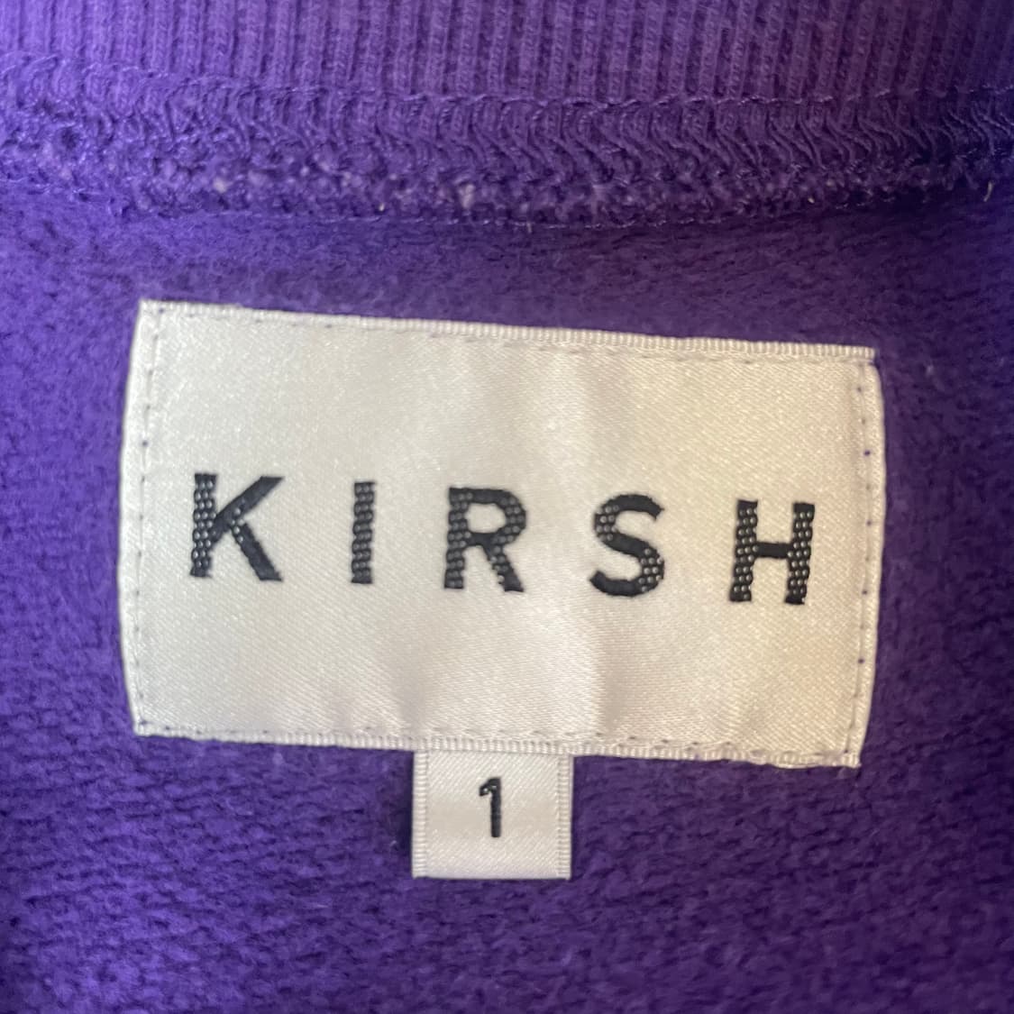 키르시 빅 체리 로고 퍼플 맨투맨 1 상품이미지4