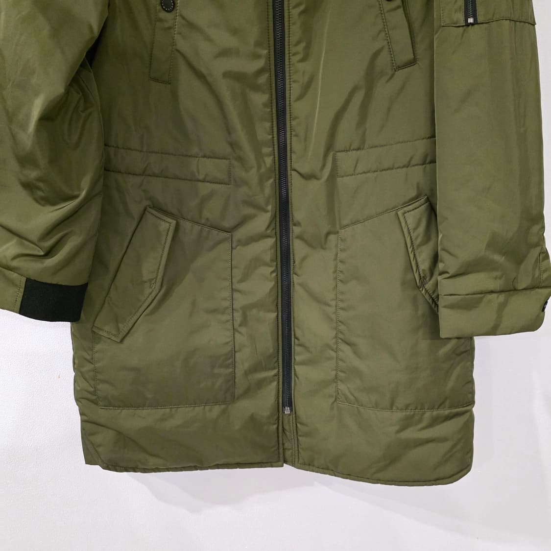 올리비아하슬러 카키 롱 야상 점퍼 90 상품이미지2