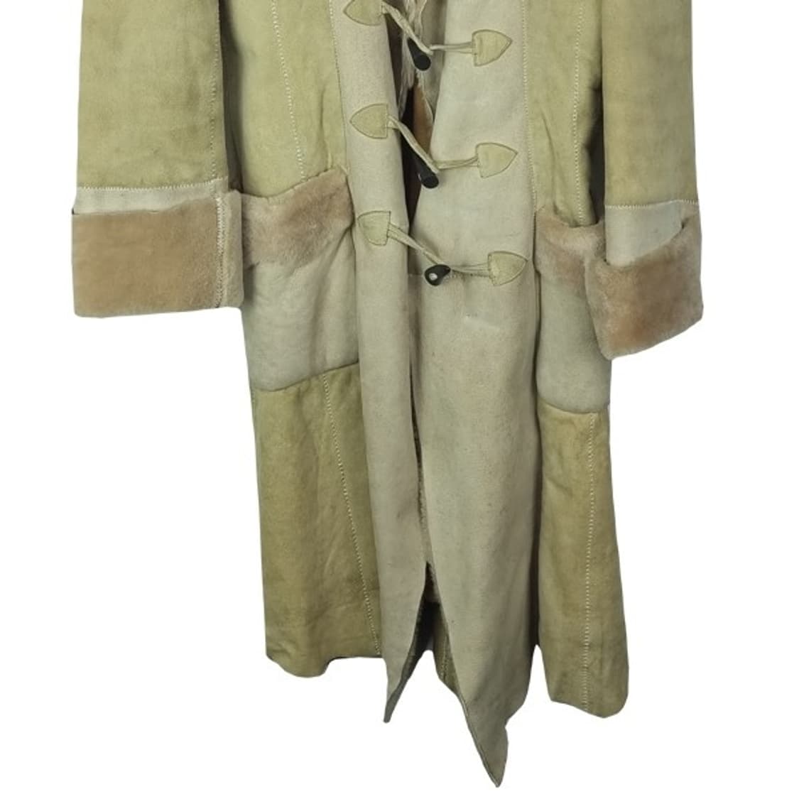 [어그] 리얼 쉽스킨 양가죽 양모 무스탕 더플 롱 코트 M17729 상품이미지5