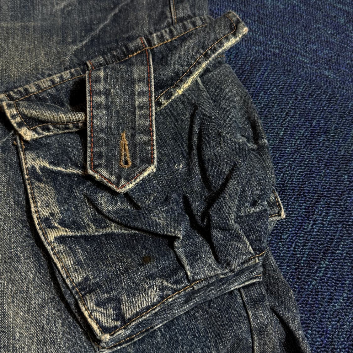 빈티지 포켓 데님팬츠 상품이미지4