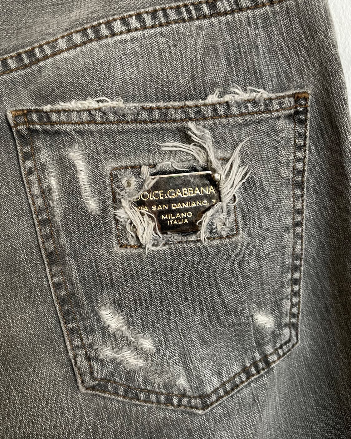 돌체앤가바나 그런지 디스트로이드 데님 상품이미지6