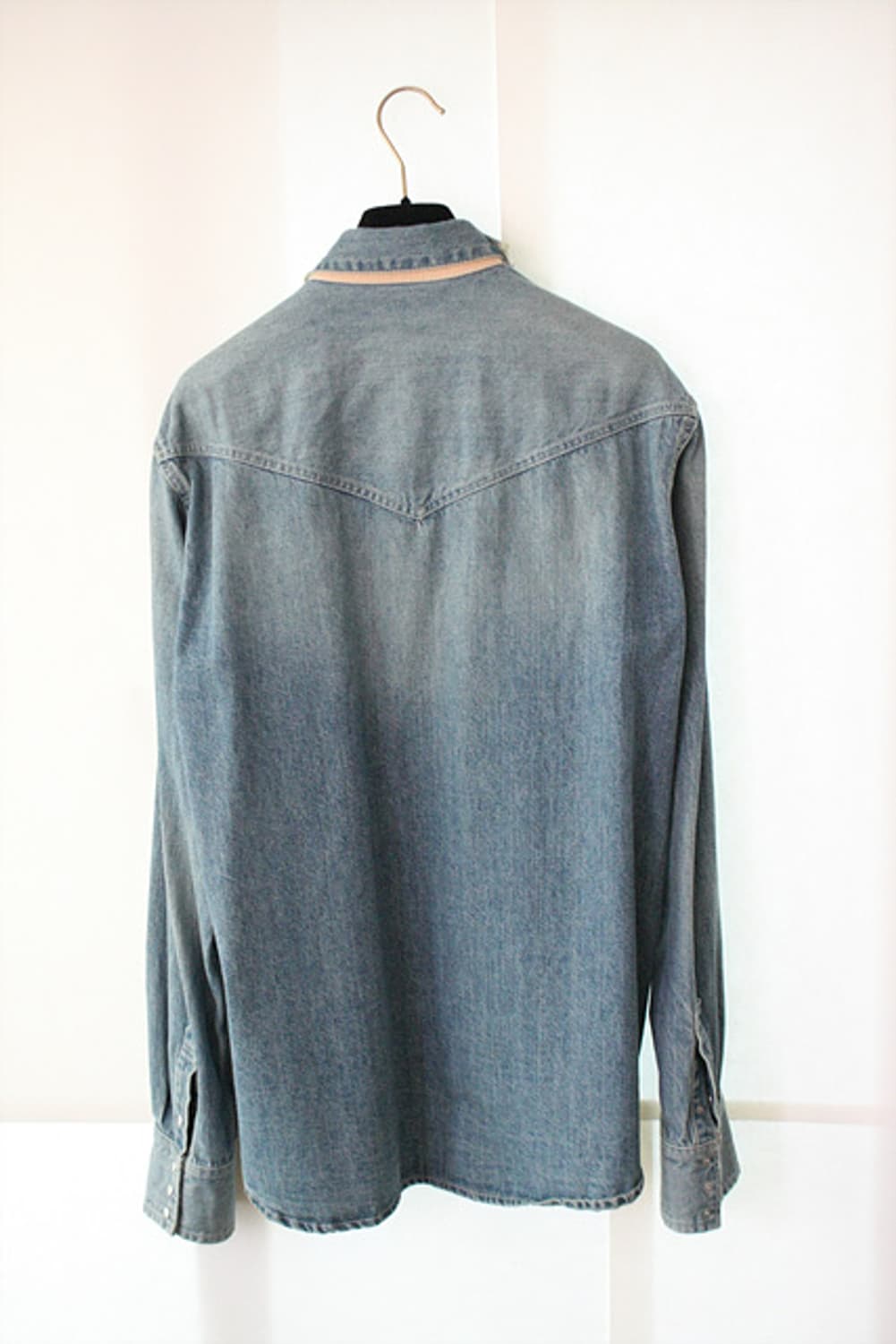 Sacai 사카이 청남방 진셔츠 새제품 상품이미지4