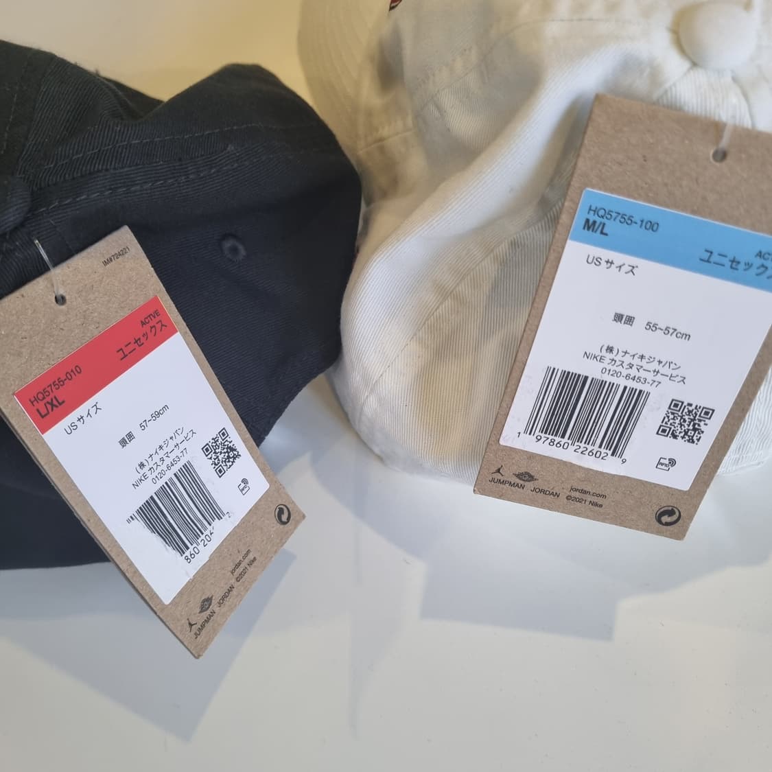 새제품 일본 나이키 조던 오사카 시티야구모자 볼캡 커플 블랙/화이트 상품이미지9