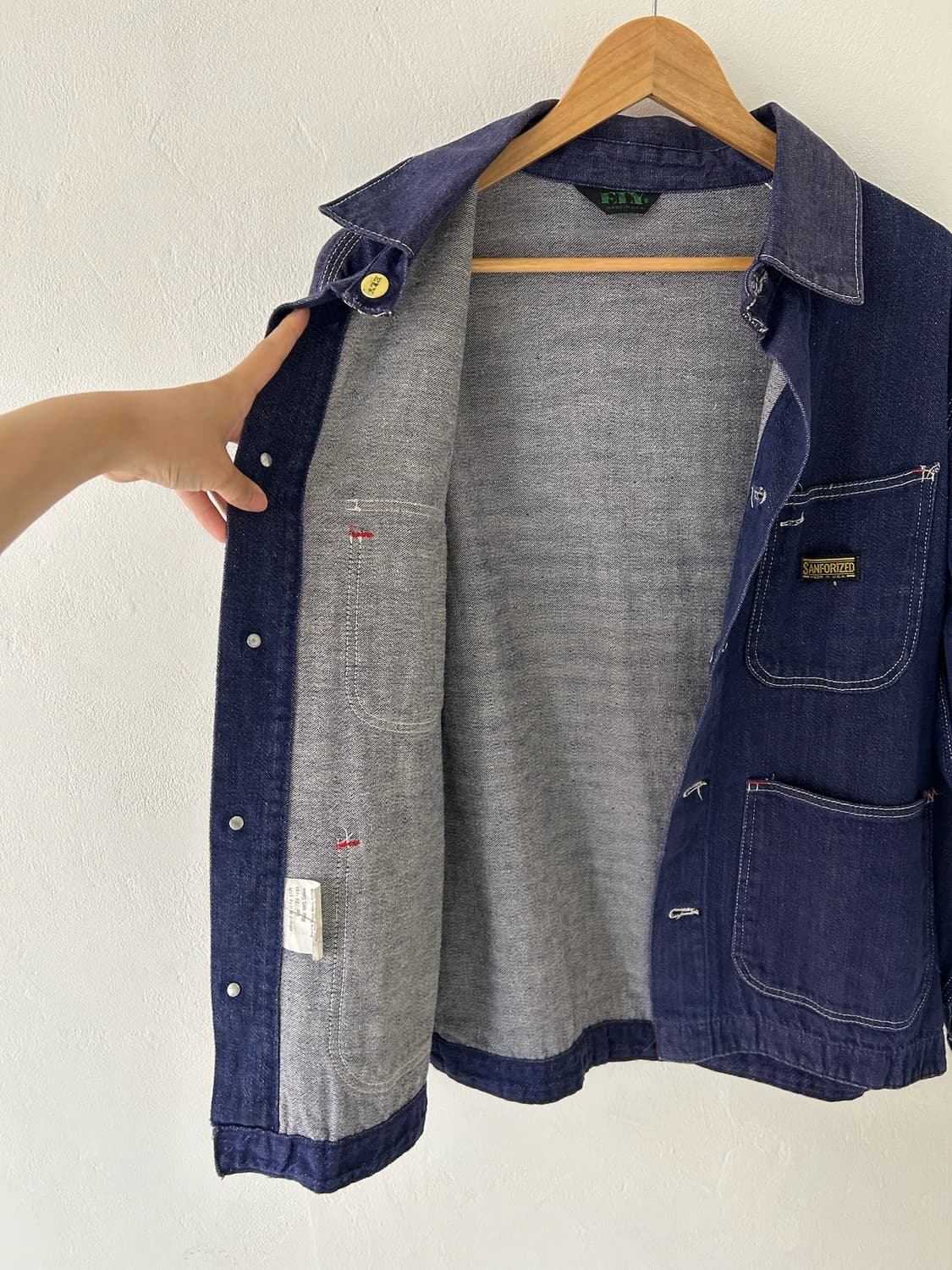 60-70's Ely Railroad Denim Chore Jacket. 상품이미지6