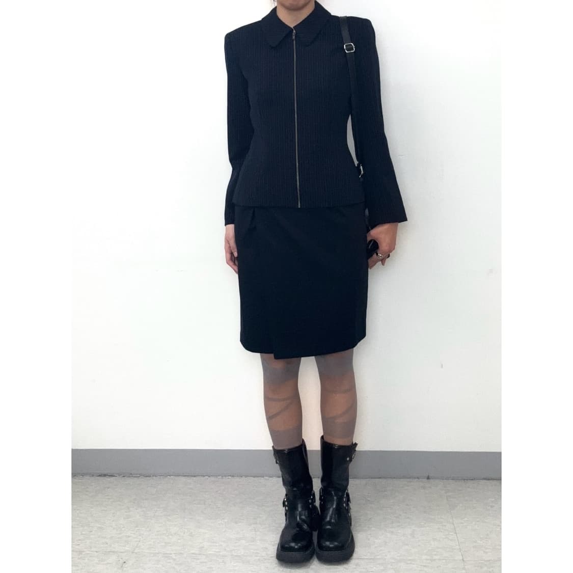 빈티지 네이비 블레이저 자켓 상품이미지2