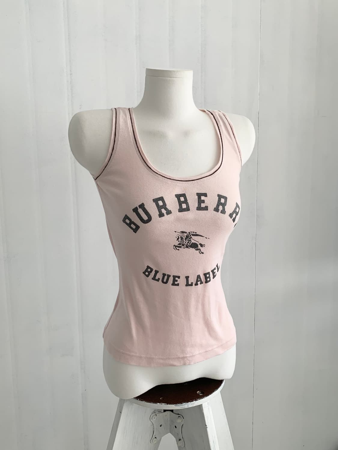 Burberry Baby Pink Brown Trim Sleeveless 상품이미지1