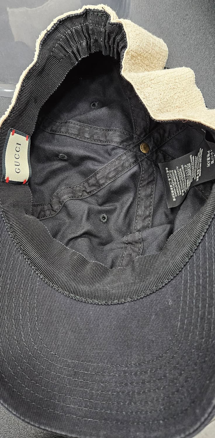 (정품)구찌 로고 헤어밴드 베이스볼 캡 60 XL 상품이미지4