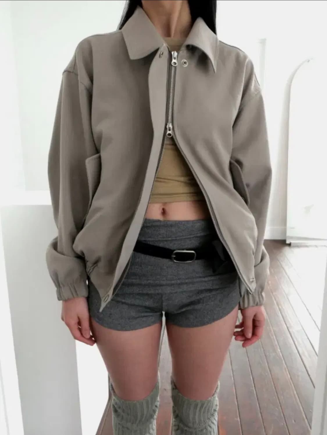 베이비랩 투웨이 베이지 점퍼 상품이미지1