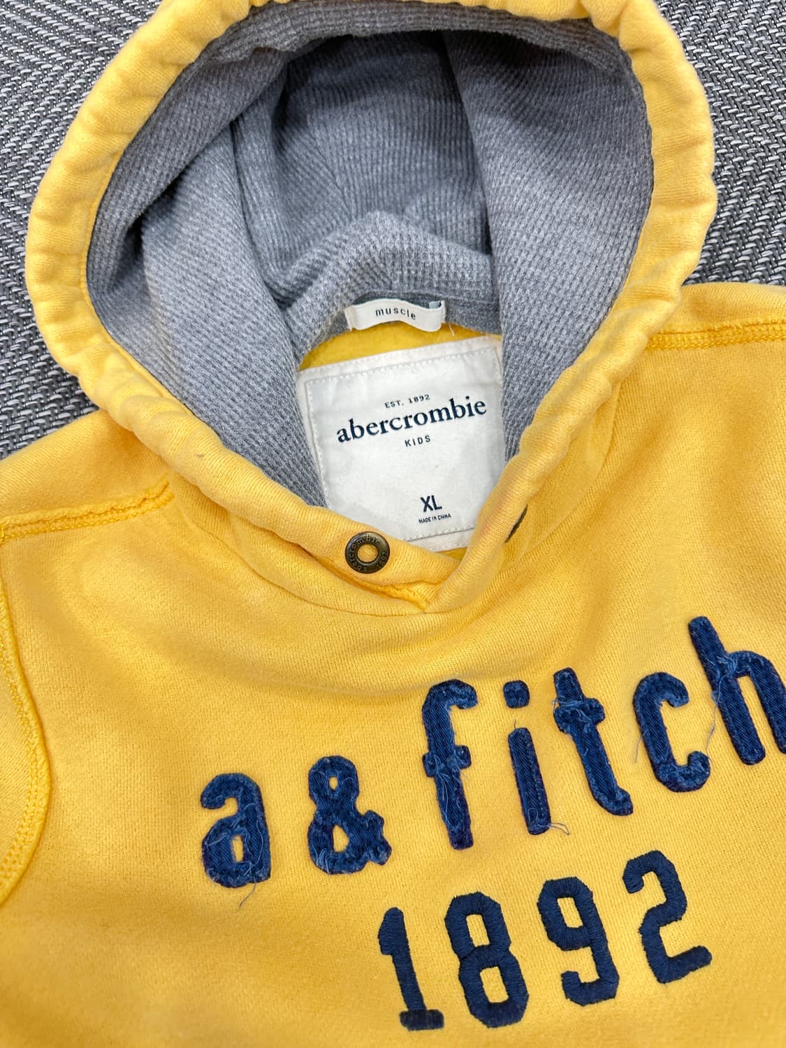 아베크롬비 후드티 옐로우 상품이미지3
