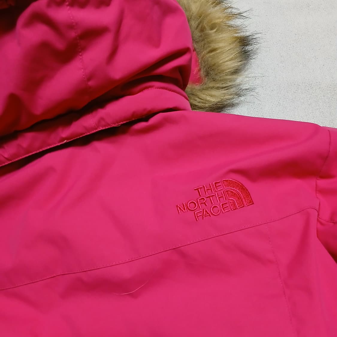 TNF 노스페이스 맥머도 우먼 구스다운 핑크 숏패딩 자켓 상품이미지4
