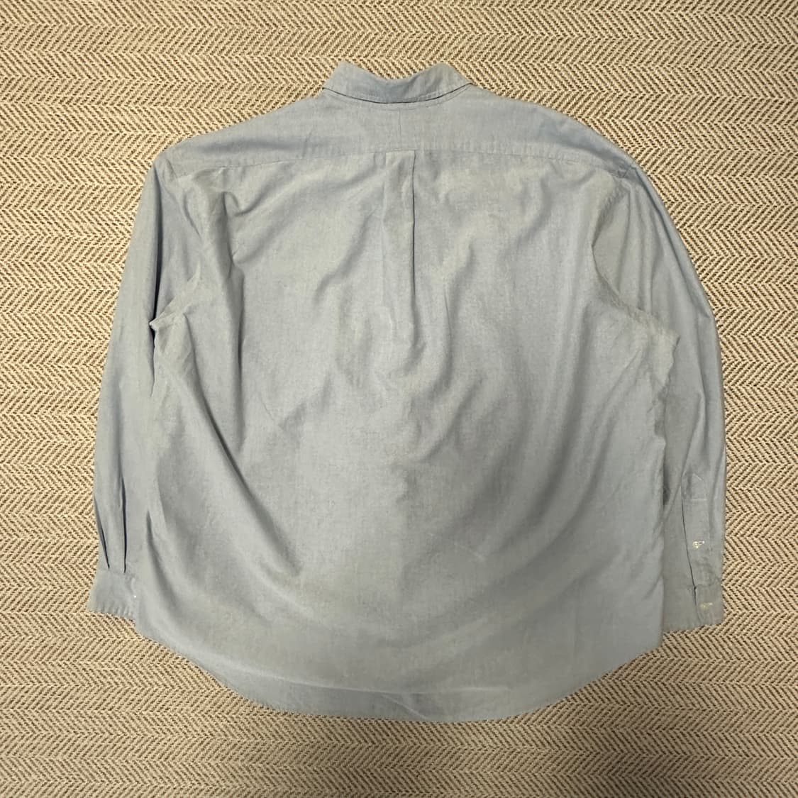 POLO RALPH LAUREN 90's big shirt blue 상품이미지2