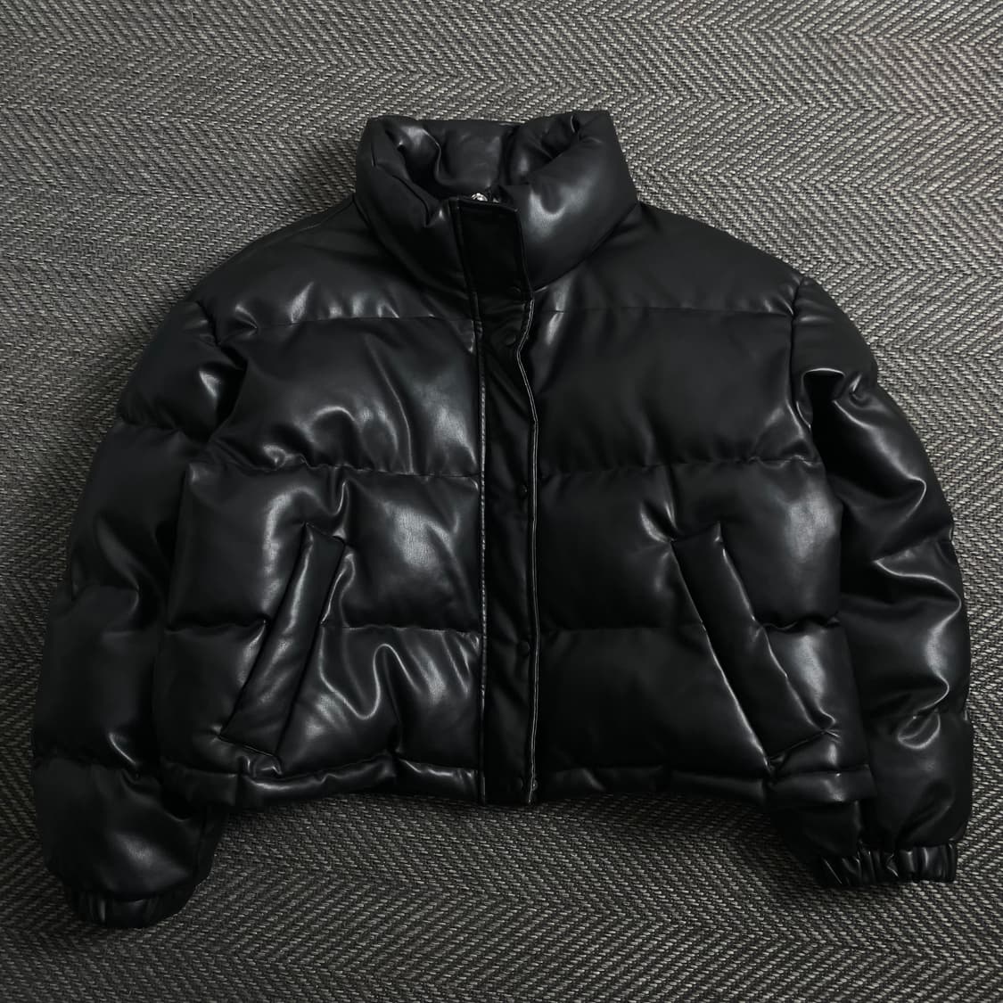 닉앤니콜 우먼스 센슈얼 레더 패딩 점퍼y 4183 상품이미지2