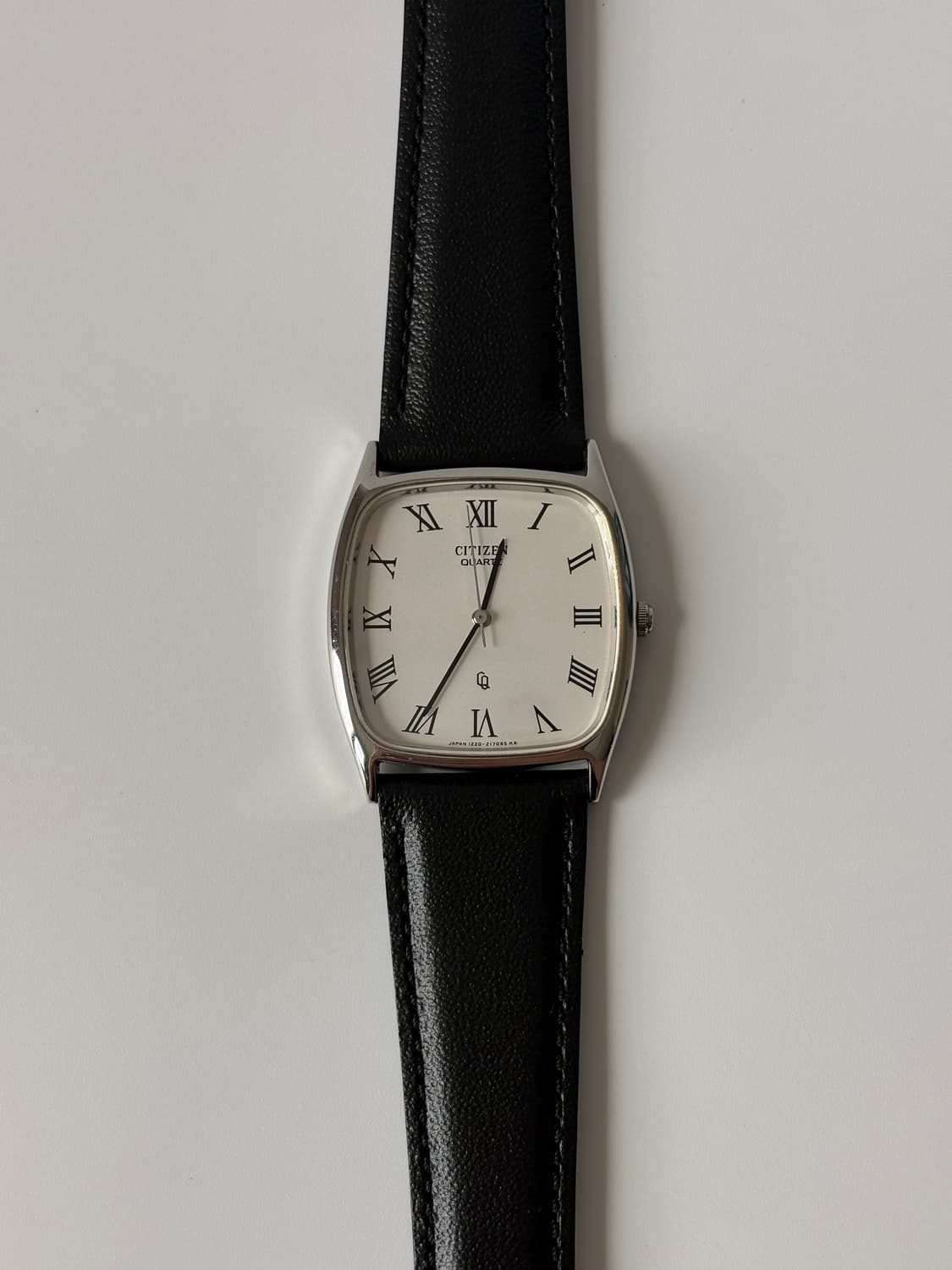 1980s CQ Roman Index Silver Tank Quartz 상품이미지1