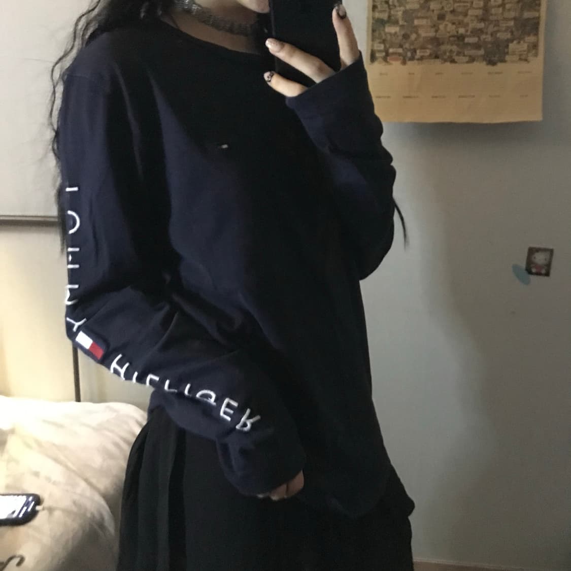 Tommy Hilfiger 타미힐피거 레터링 롱슬리브 상품이미지1
