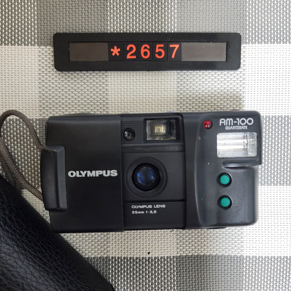 현대 올림푸스 Am-100 데이터백 필름카메라 파우치포함 상품이미지2