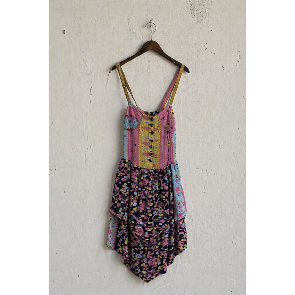 무지개 민소매 원피스 상품이미지2