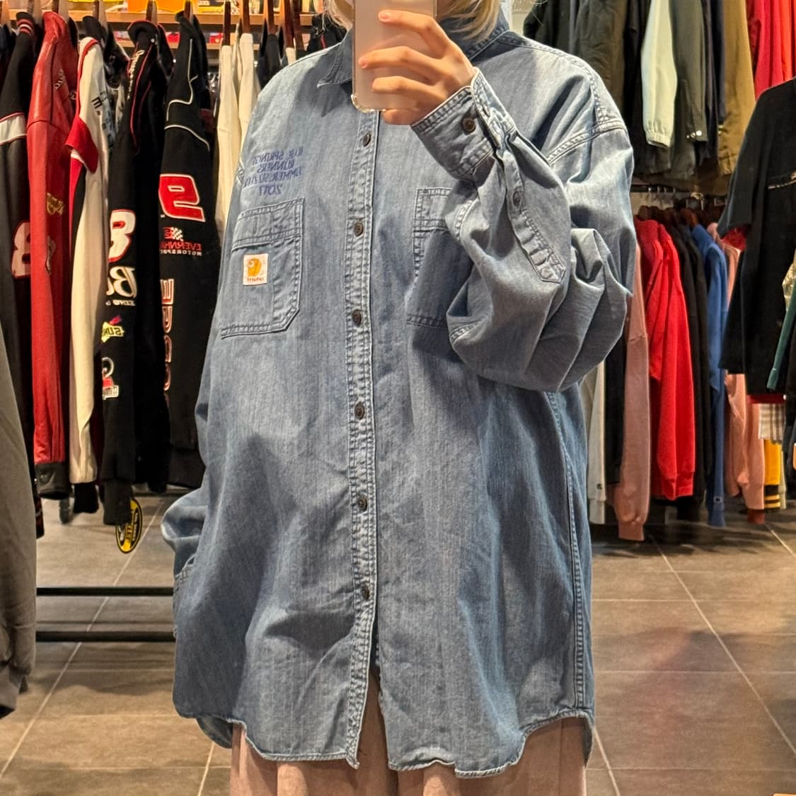 [NO.9] 칼하트 데님 긴팔셔츠 상품이미지4