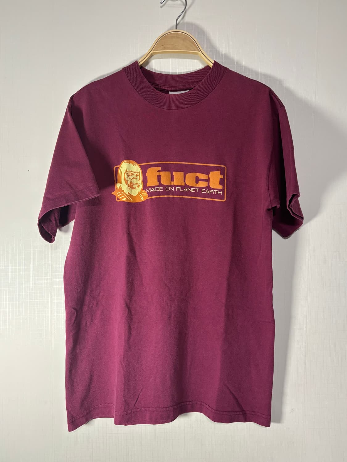 (M) 90s FUCT Ape T 빈티지 퍽트 혹성탈출 패러디 티셔츠 상품이미지4