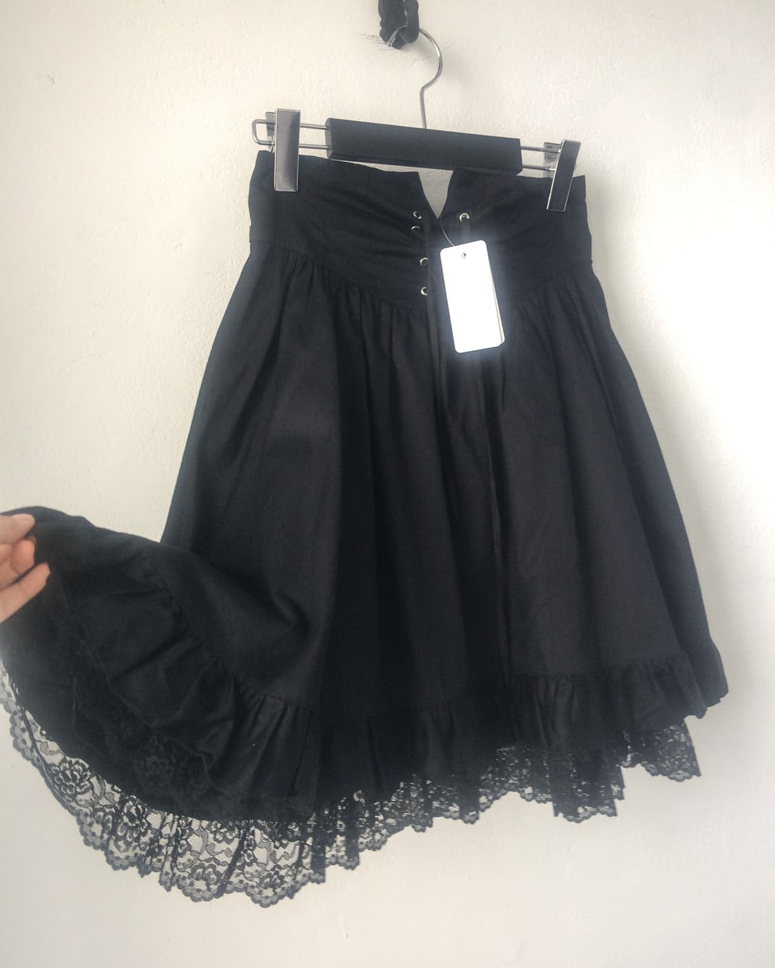 Peace now lace up point skirt 상품이미지4